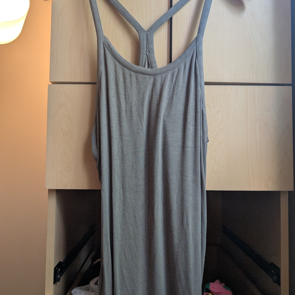 ZYIA Green Racerback Tank Top